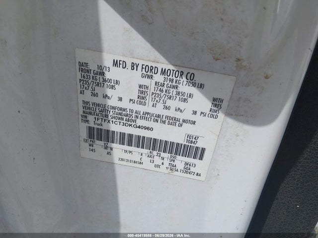 2013 FORD F-150 XL 照片 9