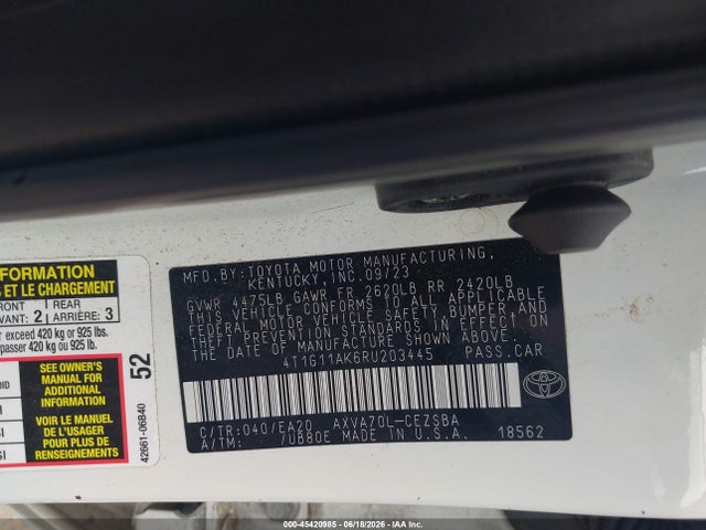 صورة 9 لـ 2024 Toyota CAMRY SE