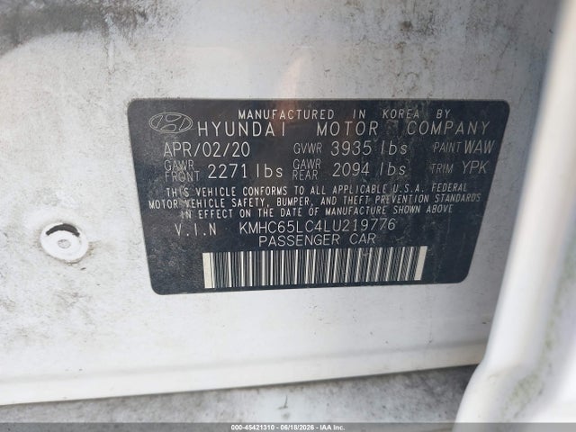 صورة 9 لـ 2020 Hyundai IONIQ HYBRID BLUE