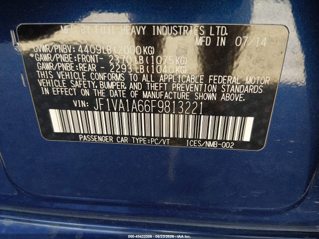 صورة 9 لـ 2015 Subaru WRX