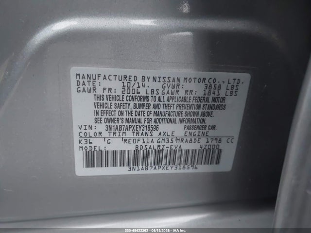صورة 9 لـ 2014 Nissan SENTRA SR