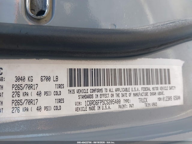 صورة 9 لـ 2012 RAM 1500 ST