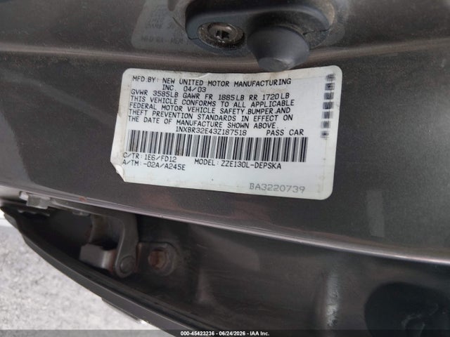 صورة 8 لـ 2003 Toyota COROLLA S