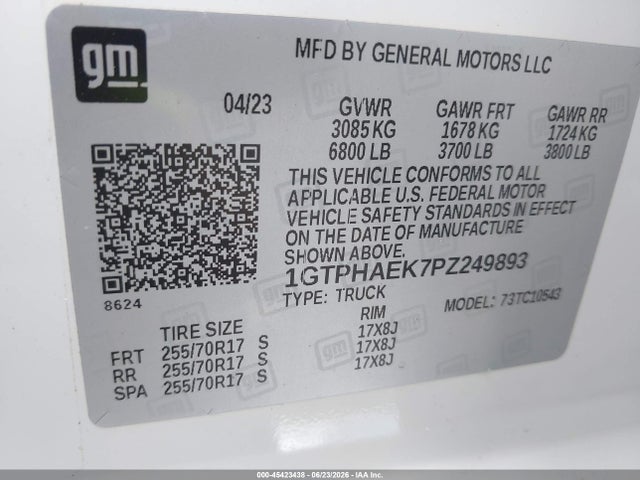 صورة 9 لـ 2023 GMC SIERRA 1500 2WD SHORT BOX PRO