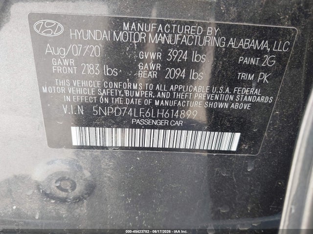 صورة 9 لـ 2020 Hyundai ELANTRA SE