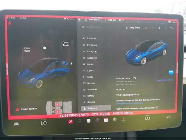 2023 Tesla MODEL 3 LONG RANGE DUAL MOTOR ALL-WHEEL DRIVE — миниатюра 18