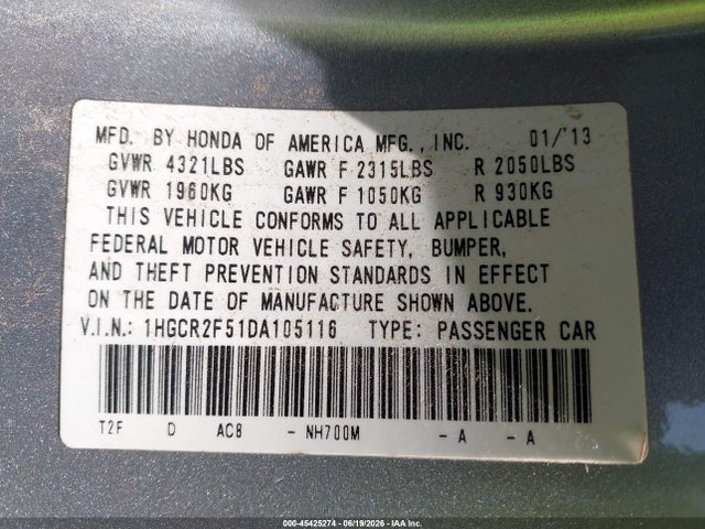 صورة 9 لـ 2013 Honda ACCORD SPORT
