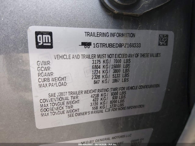 2023 GMC SIERRA 1500 4WD STANDARD BOX SLE 9
