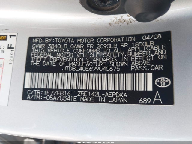 2009 Toyota COROLLA 照片 9