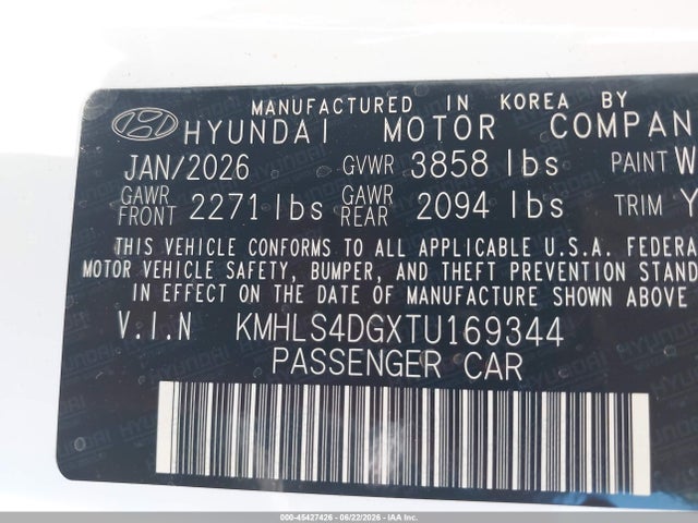 2026 Hyundai ELANTRA SEL SPORT PREMIUM — фото 9
