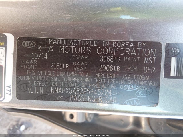 صورة 9 لـ 2015 KIA FORTE EX