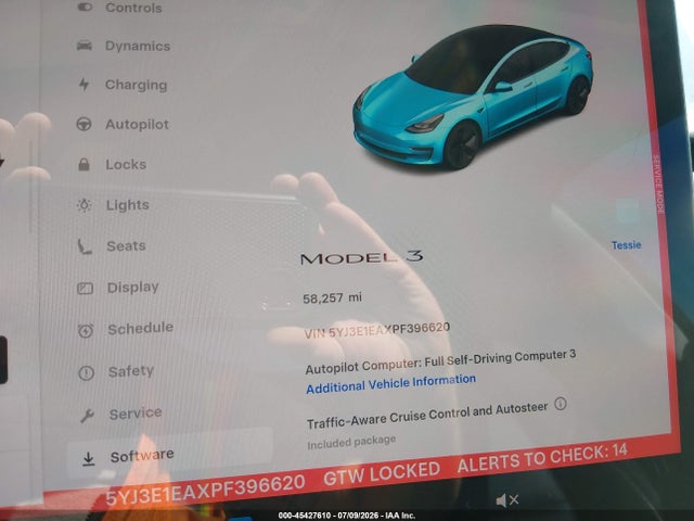 2023 Tesla MODEL 3 REAR-WHEEL DRIVE thumbnail 16