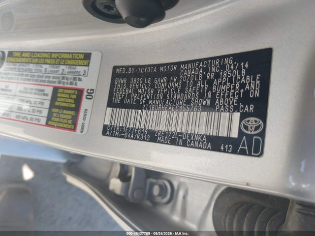 2014 Toyota COROLLA LE 照片 9