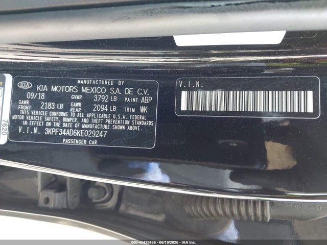 صورة 9 لـ 2019 KIA FORTE S
