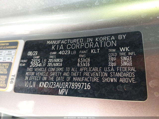صورة 9 لـ 2024 KIA SOUL LX