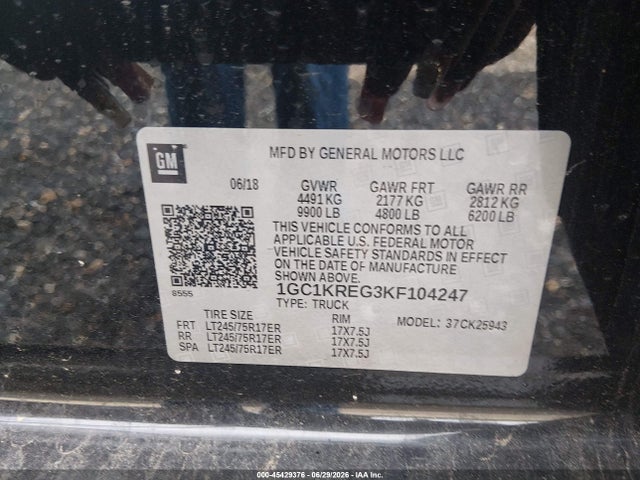 2019 Chevrolet SILVERADO 2500HD WT 照片 9