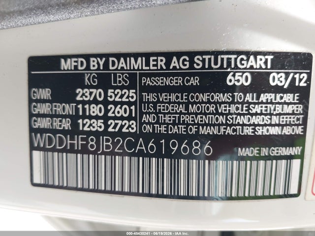 2012 Mercedes-BENZ E 350 4MATIC 照片 9