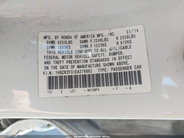 صورة 9 لـ 2014 Honda ACCORD LX