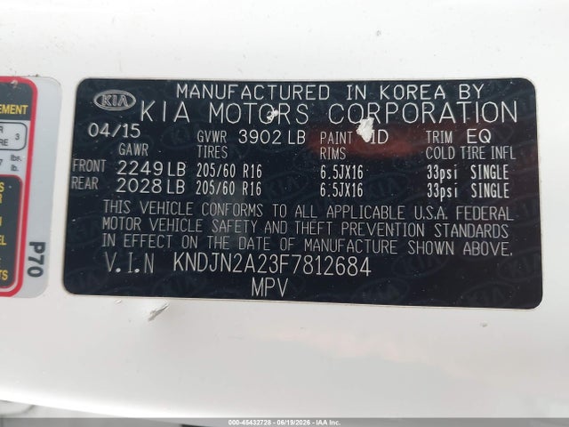 2015 KIA SOUL 照片 9