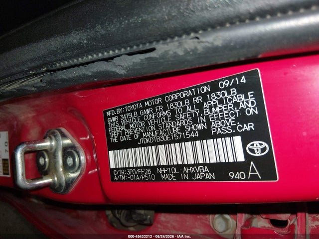 صورة مصغرة 9 لـ 2014 Toyota PRIUS C TWO