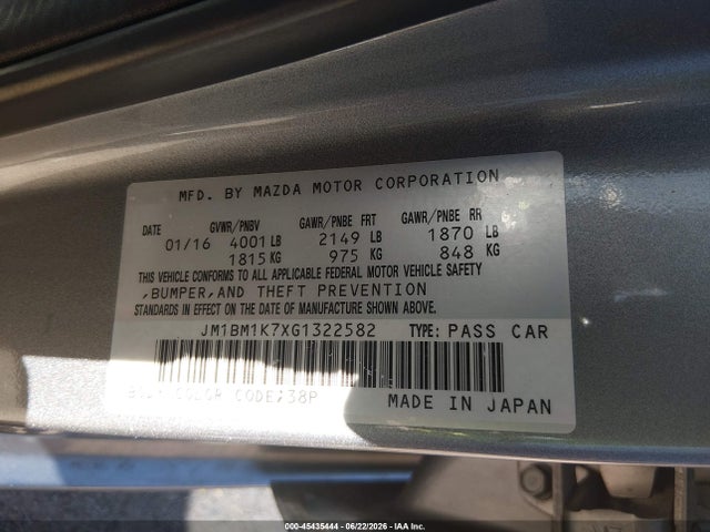 2016 Mazda MAZDA3 I SPORT — фото 9