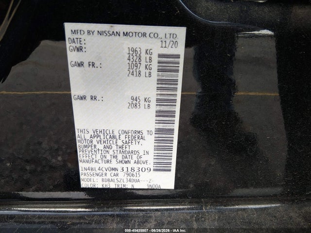 صورة 9 لـ 2021 Nissan ALTIMA SR FWD