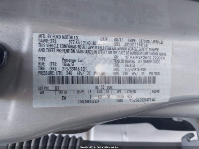 2012 FORD FOCUS SE — миниатюра 9