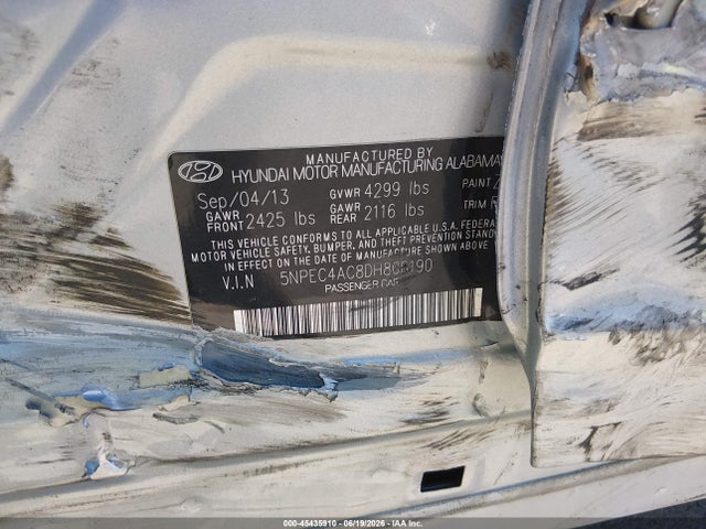2013 Hyundai SONATA LIMITED 照片 9