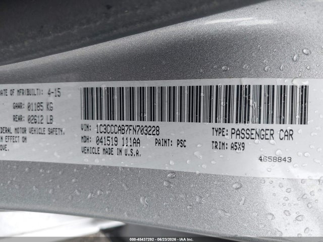صورة 9 لـ 2015 Chrysler 200 LIMITED