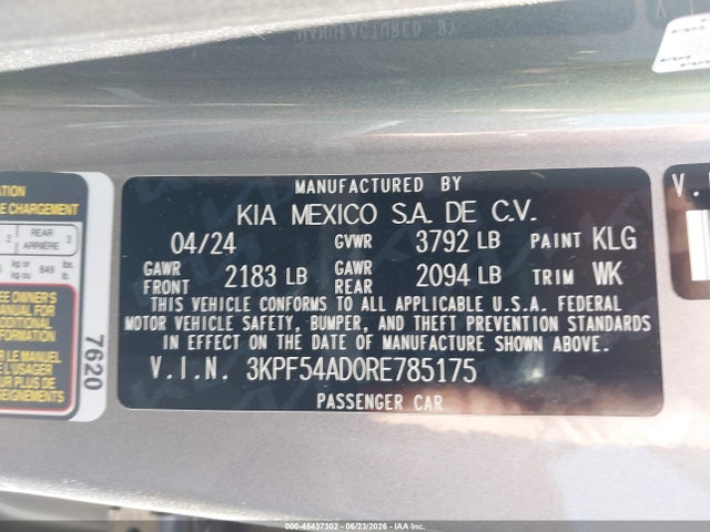 2024 KIA FORTE GT-LINE — фото 9
