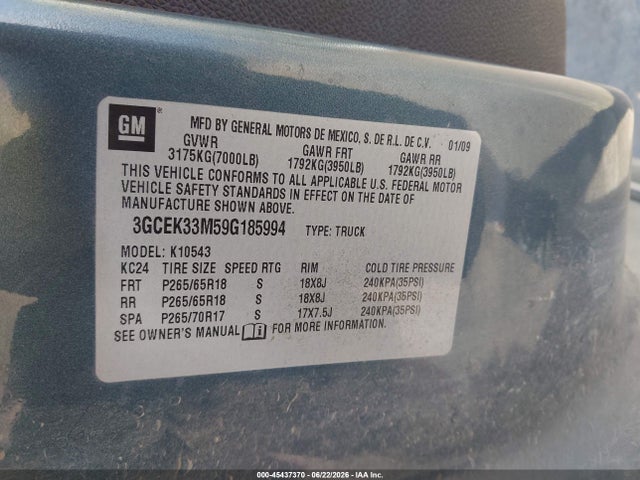 صورة 9 لـ 2009 Chevrolet SILVERADO 1500 LTZ