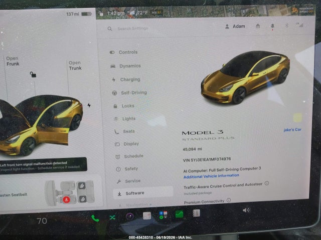 صورة 7 لـ 2021 Tesla MODEL 3 STANDARD RANGE PLUS REAR-WHEEL DRIVE