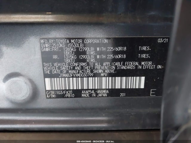 2021 TOYOTA RAV4 PRIME SE 9