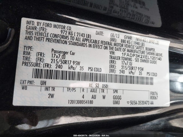 2014 FORD FOCUS SE 照片 9