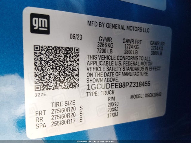 2023 Chevrolet SILVERADO 1500 4WD SHORT BED RST — фото 9