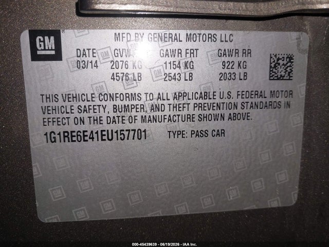 2014 Chevrolet VOLT 照片 9