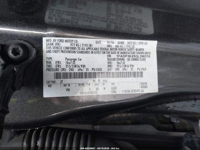 صورة 9 لـ 2016 FORD FOCUS SE