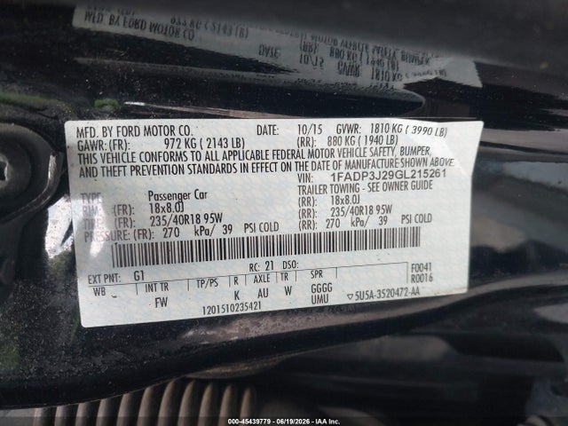 2016 FORD FOCUS TITANIUM — фото 9