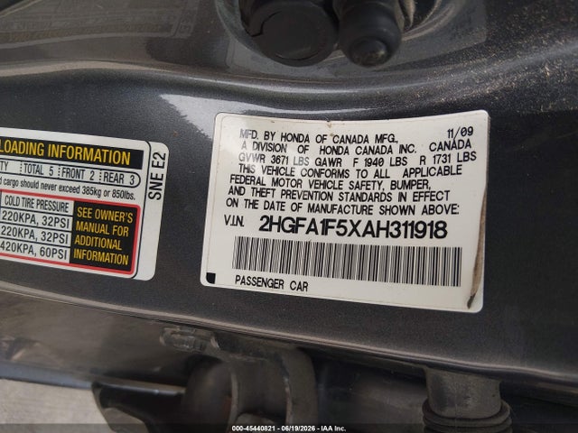 صورة 9 لـ 2010 Honda CIVIC LX