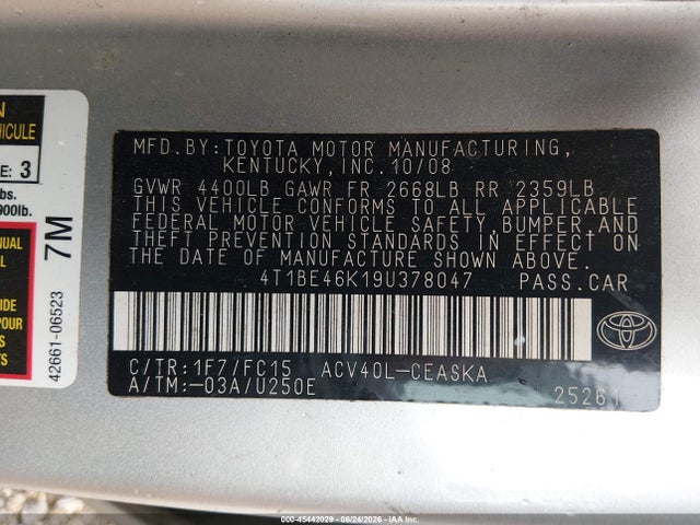 صورة مصغرة 9 لـ 2009 Toyota CAMRY SE