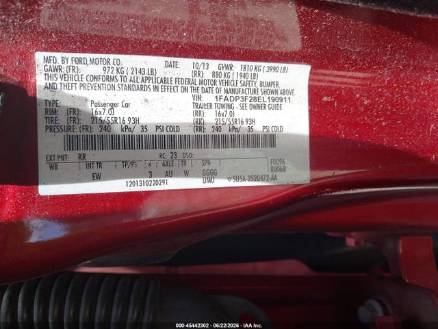 صورة 9 لـ 2014 FORD FOCUS SE