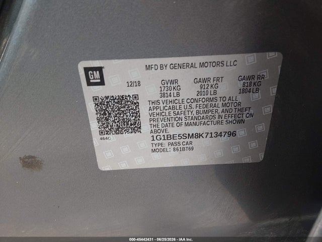 صورة 9 لـ 2019 Chevrolet CRUZE LT