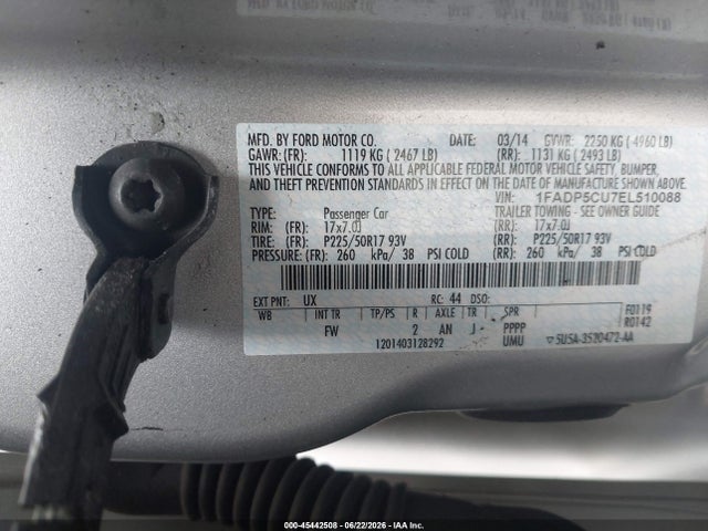 2014 FORD C-MAX ENERGI SEL — фото 9