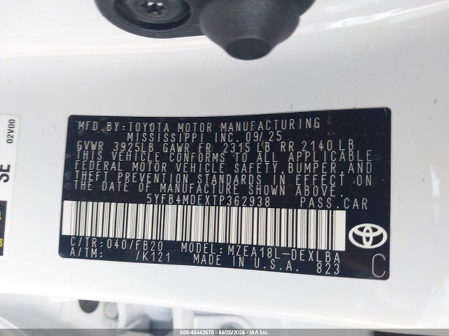 2026 Toyota COROLLA LE 照片 9