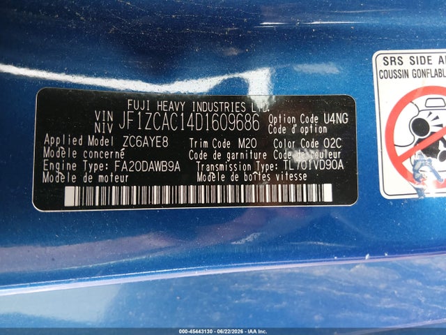 2013 Subaru BRZ LIMITED 照片 9