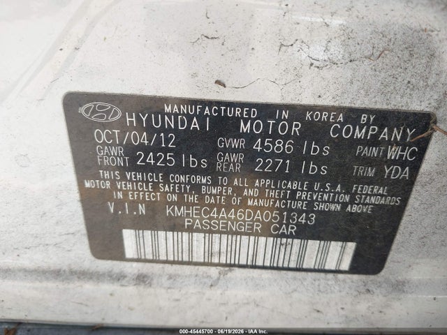 صورة 9 لـ 2013 Hyundai SONATA HYBRID LIMITED