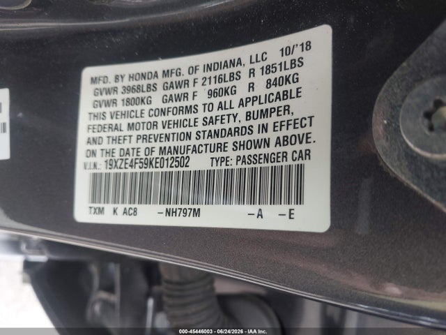 صورة 9 لـ 2019 Honda INSIGHT EX