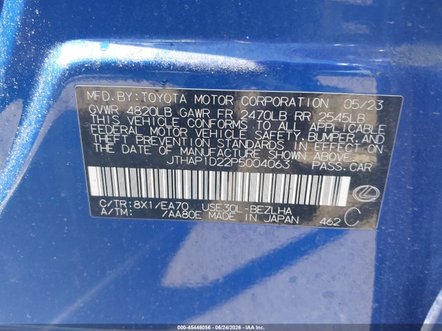 2023 Lexus IS 500 F SPORT PERFORMANCE PREMIUM 照片 9