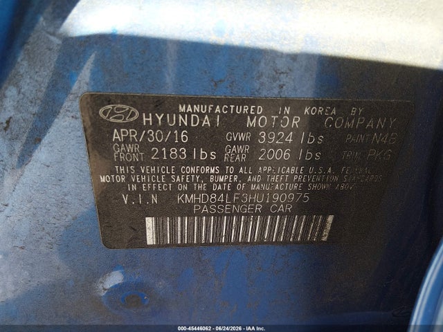 2017 Hyundai ELANTRA SE 照片 9