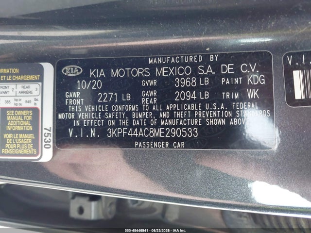 صورة 9 لـ 2021 KIA FORTE GT